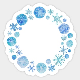 I Smell Snow - Winter - Snow Flakes Sticker